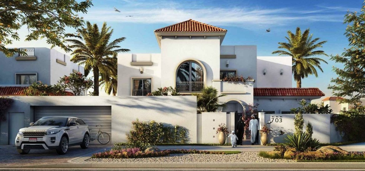 Купить виллу в Al Shamkha, Abu Dhabi, ОАЭ 6 спален, 524м2 № 264 - фото 1