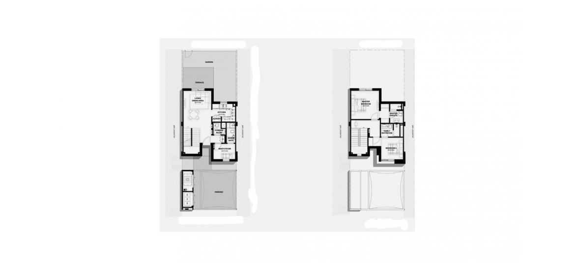 Apartment floor plan «124SQM», 2 bedrooms in NOYA VIVA