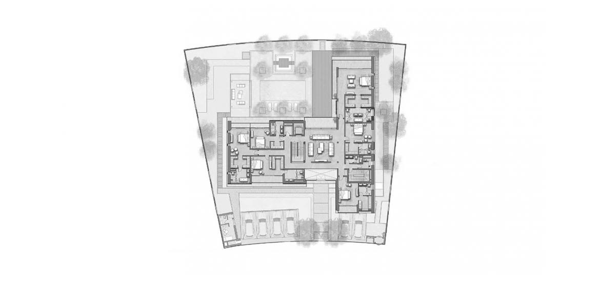 Apartment floor plan «SQM 1619,76», 7 bedrooms in REEM HILLS
