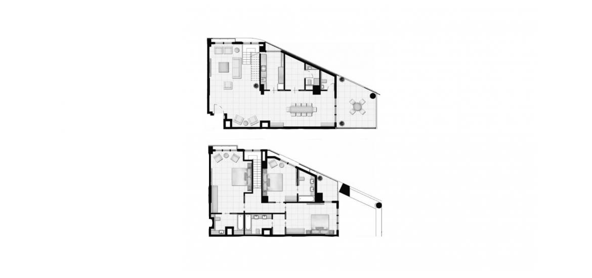Apartment floor plan «226SQM», 3 bedrooms in AL MAHRA RESIDENCE