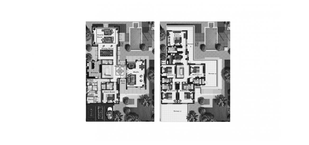 Apartment floor plan «944SQM», 7 bedrooms in MARINA SUNSET BAY