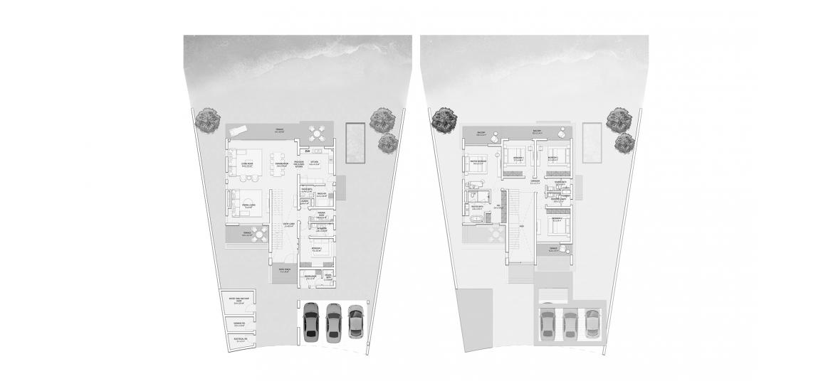 Apartment floor plan «454SQM», 5 bedrooms in RAMHAN ISLAND